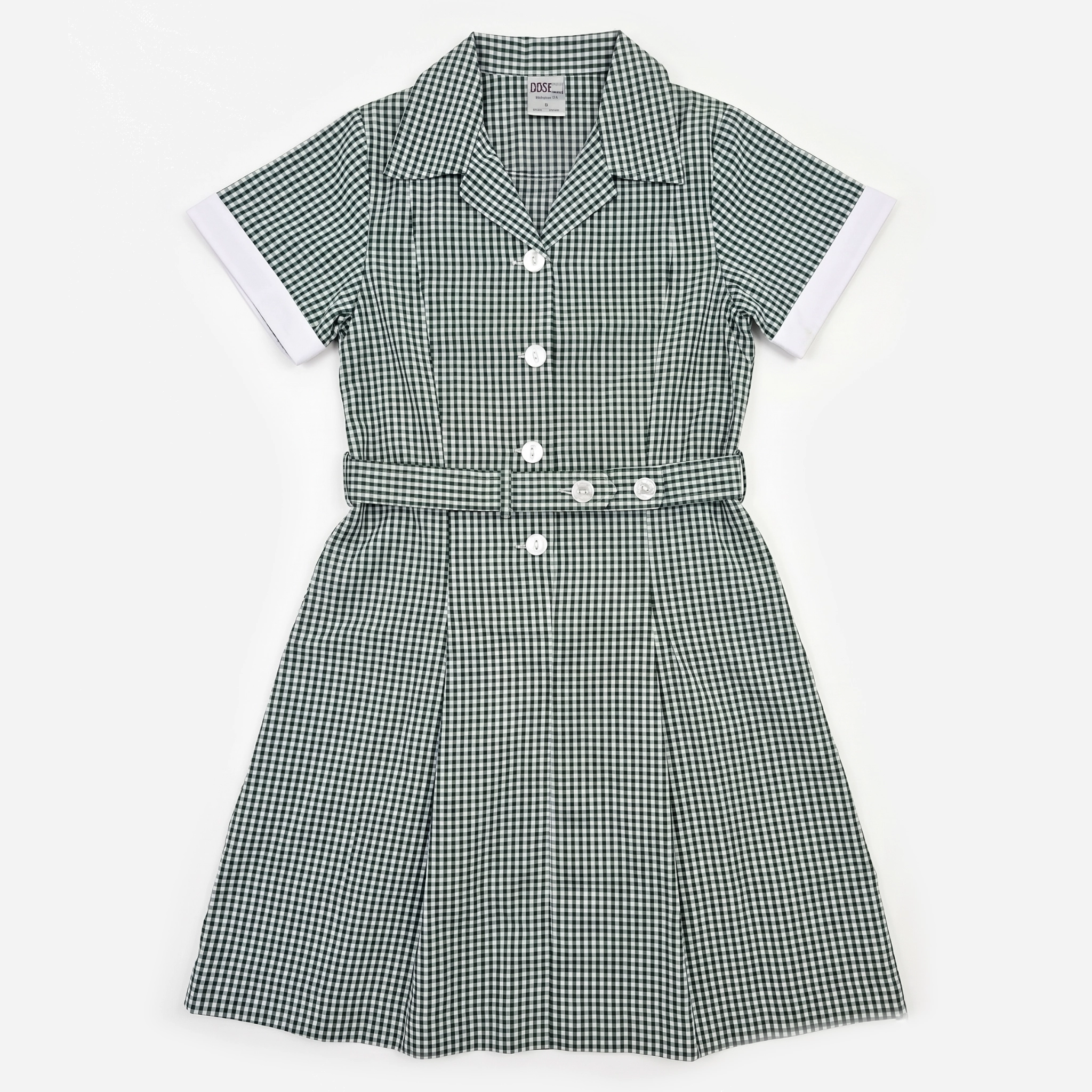 Dress Girls Green Check Dress - Image 1