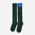 Girls Green Winter Long Socks