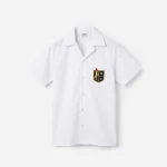 Boys Short Sleeve White Shirt