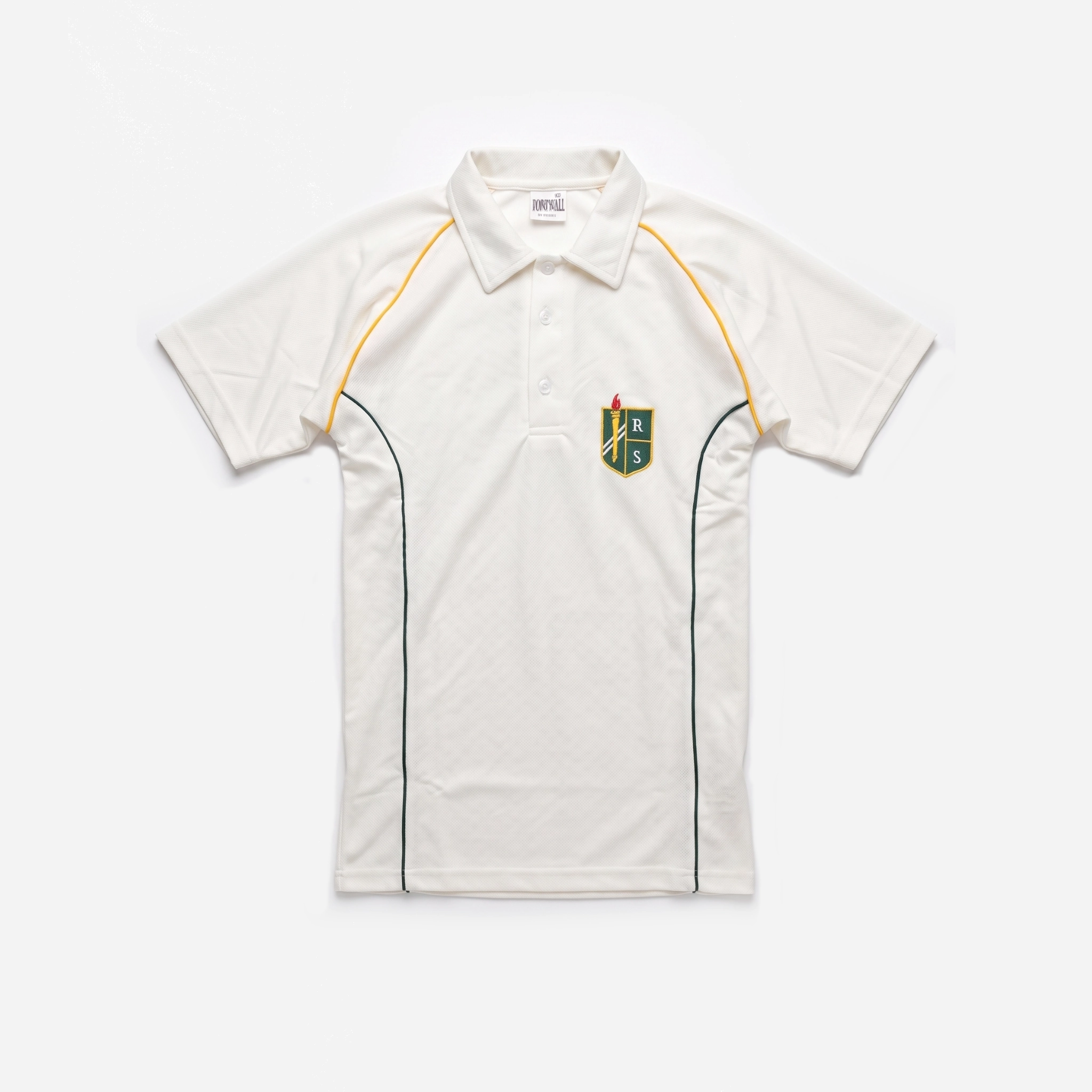 Sports Shirt White White Cricket/Tennis Shirt - Image 1